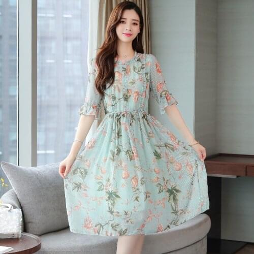 Летние платья с рукавами OLOEY China At AliExpress