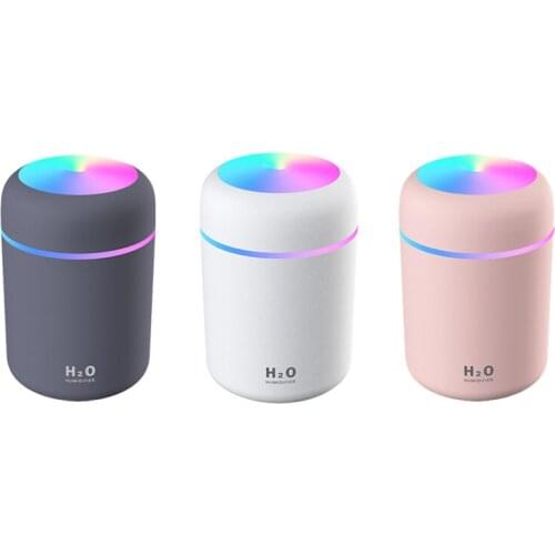 Portable Air Humidifier 300mL Ultrasonic Aroma Essential Oil Diffuser USB Cool Mist Maker Purifier Aromatherapy for Car and Home