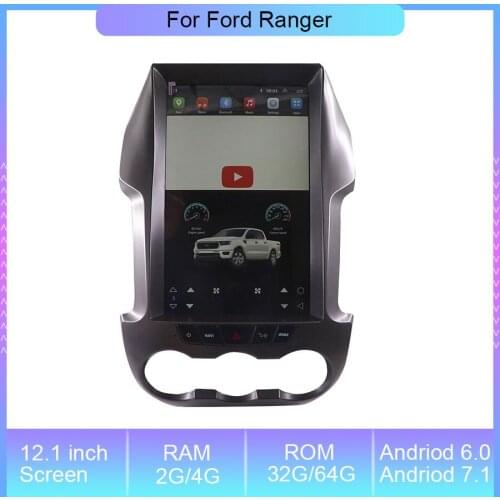 PX3 Vertical Screen 12.1'' Andriod 7.1 Car Radio DVD Player For Ford Ranger Stereo GPS Navigation Multimedia Player
