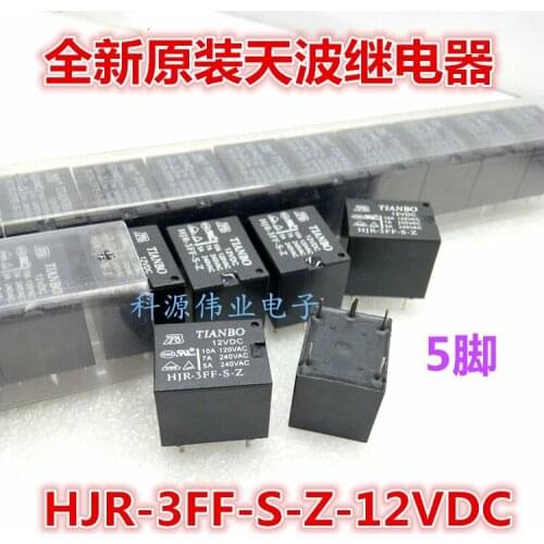 Relay HJR-3FF-S-Z 12VDC 5PIN 10A