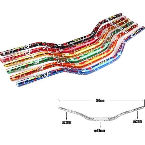 CNC Aluminum Motorcycle Steering wheel Bar 7/8" 22mm Handle Tubes 1 1/8" 28mm Handlebar For Honda MSX 125 Kawasaki Ducati Yamaha