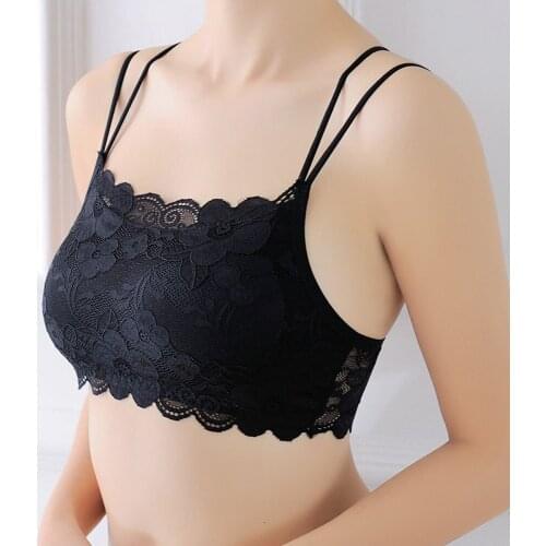 Sexy Womens Padded Bra Crop Tops Tube top Bustier Beach Tank Tops Dessous Femme Lingerie Brasiere De Sport Femme Women Tube Tops