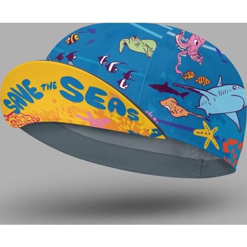 Save The Seas New Classical Cycling Caps OSCROLLING Gorra Ciclismo Unisex