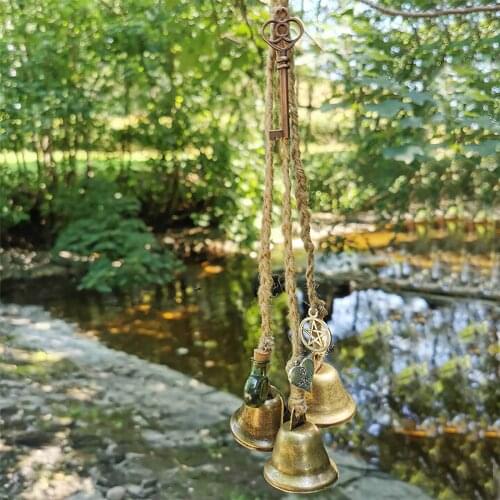 Witches Bells Magic Bell Keychain Pagan Energy Decor Magic Home Protection Banish Evil Witch Gothic Witch Wind Chime