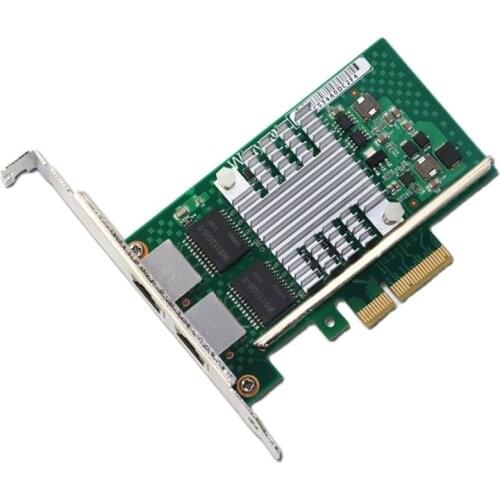 Winyao WYI350-T2V2 PCI-e X4 Two-port server gigabit nic inteli350 VLAN
