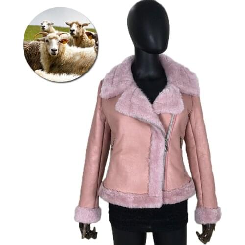 Jackets Genuine Leather Coat Outerwear Short Autumn Winter Women Warm Casual Overcoat High Quality