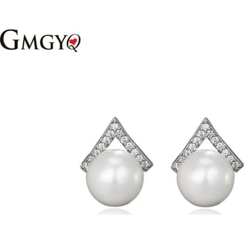 Zilveren naald gesimuleerde parel oor manchet oorbellen voor vrouwen bijoux mooie oorknopjes mode-sieraden groothandel gift