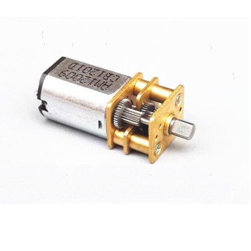 1PCS DC 6V 30RPM Micro Speed Reduction Gear Motor with Metal Gearbox Wheel Shaft