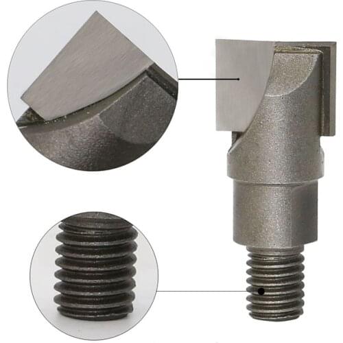 1PC10MM Shank Milling Cutter Wood Carving CNC Cleaning Bottom Router Bit Woodworking Tools Two Screw Thread Lock Milling Cutter
