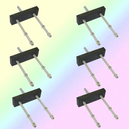 6/PK Skateboard Floating Deck Display Wall Mount Rack Holder Hanger Fit Home Storage Display