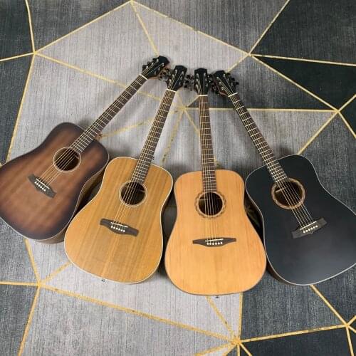 41 inch Acoustic Guitar for Beginner Adult Teen Full Size Acustica Guitarra Starter AGT381