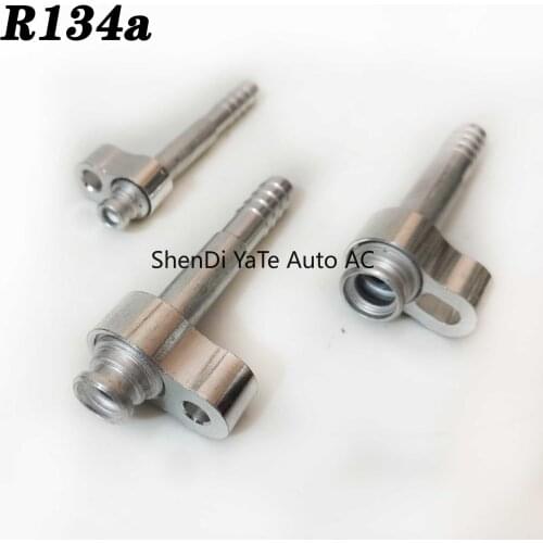 Auto air-conditioning pipe fittings for the movable platen to R134a refrigerant compressor evaporator condenser tube connector