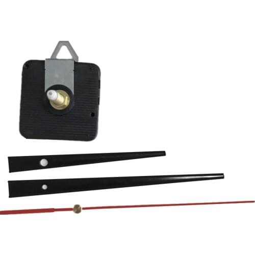 DHL 100sets DIY Clock Mechanism Hanging Black Quartz Watch Wall Clock Movement 28mm Parts Repair Replacement Essential Tools