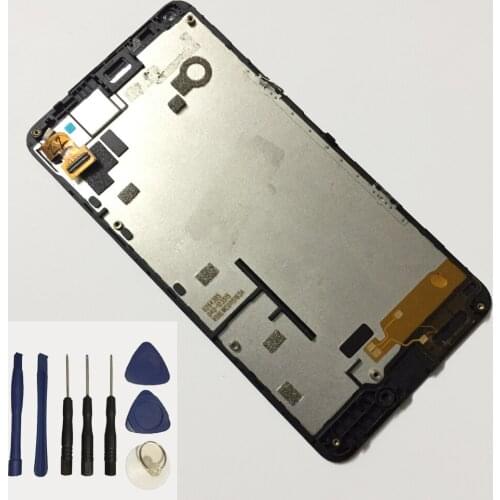 For Microsoft For Nokia Lumia 640 1113 RM-1109 RM-1072 RM-1073 Touch Screen + LCD Display Module Assembly With Frame +Free Tools