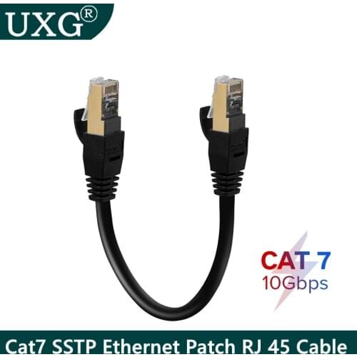 Ethernet Cable CAT 7 Strong Nylon Braided Internet Wire CAT7 Lan cable For PS4 Router CATS 7 10Gbps RJ45 Cable Ethernet 0.3M-30M