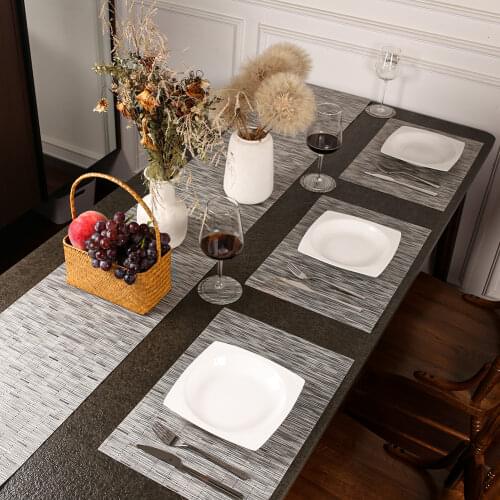 180CM Long Tablecloth European PVC Table Runner Set Luxury Easy To Clean Quick-drying Breathable Table Mat Coffee Table Flag