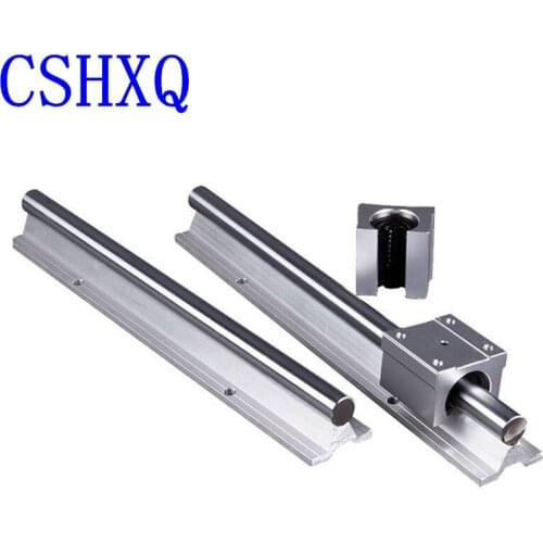 EU Warehouse No VAT SBR16 Rail 1000mm 1200mm 1500mm Linear Guides Linear Shaft Rail+SBR16UU Linear Bearing Blocks for CNC Part