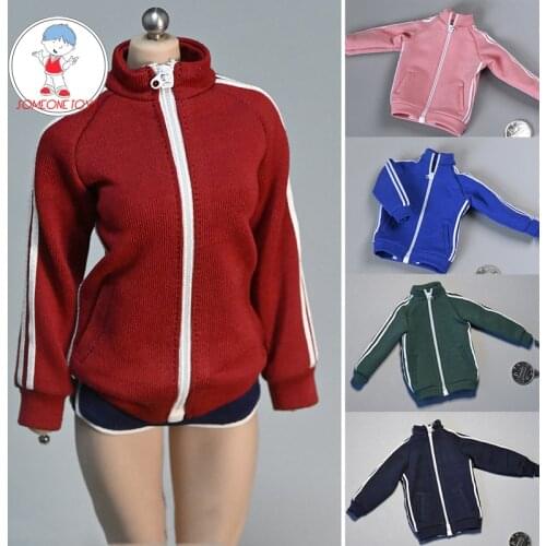 1/6 Female Soldier Model Accessories 12 Inch Coated Body Tbl Ph Student Sports School Uniform Jacket Clothes