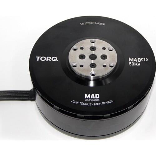 MAD TORQ IPE M40C30 KV43 70KG Thrust Powerful Heavy Lift Waterproof UAV Drone Motor for Multi-copter Drone