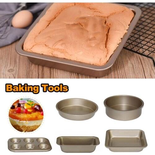 Baking Tool Set Bread Tray Pizza Baking Tray Home Dessert Biscuit Bread Small Oven Baking Package Carbon Steel Material Kitchen