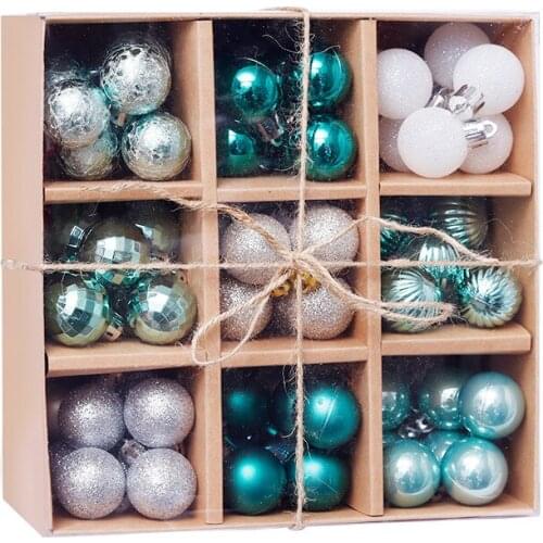 Adornos Navidad Natal Christmas Ball Set 99pcs 3cm Colorful Plastic Balls X-mas Tree Decoration Ornament Party Home Garden Decor
