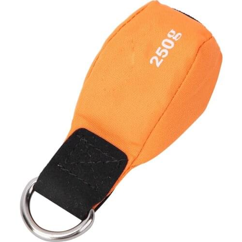 Orange Nylon Multi-Purposes Climbing Tree Throwing Rope Bag Small Sandbag For Tree Climbing Rocks Climbing Adventure Activities