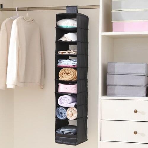 10 Layers Shelf Closet Organizer Wardrobe Storage Cabinet Hanging Clothes Closet Home Storage Organizer Fabric Shoe Storage Rack
