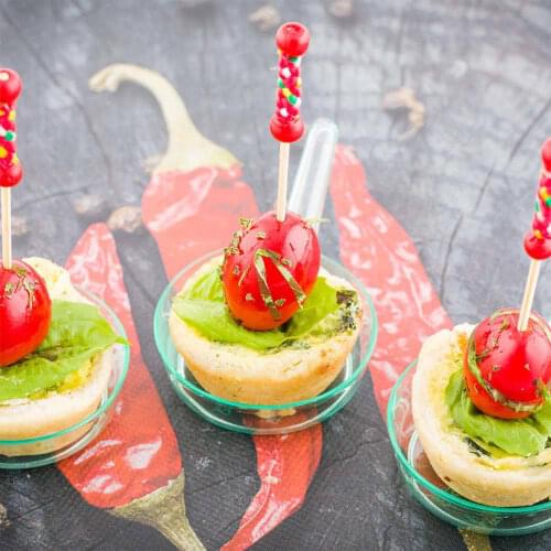 Promotion - Wedding Party Supplies, Dimension 50*100mm Disposable Clear Mini Sauce Pan, 20/Pack