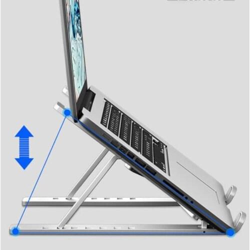 Foldable Laptop and Tablet Stand, Adjustable Desk Stand, Portable Stand, Laptop and Tablet Accessories