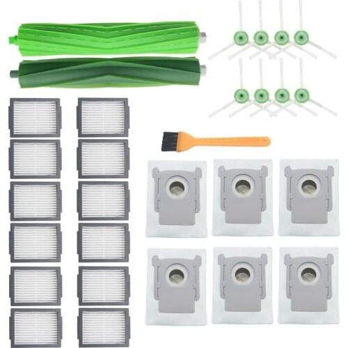 Hepa Filter Dust Bag Brush Roll for iRobot Roomba i7 E5 E6 i3 Series Robot Vacuum Cleaner Replacement Spare Parts Accessories