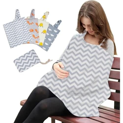 Outdoor Mother Breastfeeding Cover Breathable Baby Nursing Cotton Muslin Covers Newborn Scarf Feeding Apron Maternity Clothes