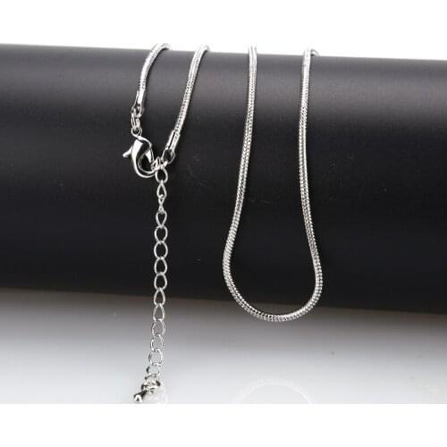 Xuben Diameter 1.5mm twisted chains necklaces rose gold jewelry Long 80cm copper snake necklaces for pendants chain