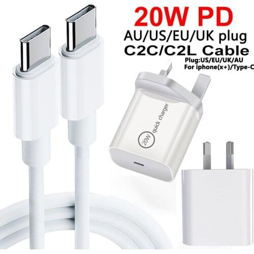 20W Fast Charger Quick Charge Universal Wall Mobile Phone Tablet Chargers for iPhone 12 Samsung Huawei Charging Charger pd charg