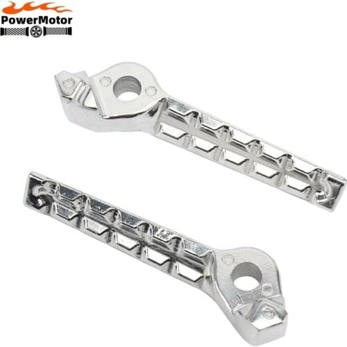 1 Pair Motorcycle Rear Footrest Footpeg Passenger Foot Rests Pedal Passenger Pegs For Kawasaki KLX 250 T KLX250