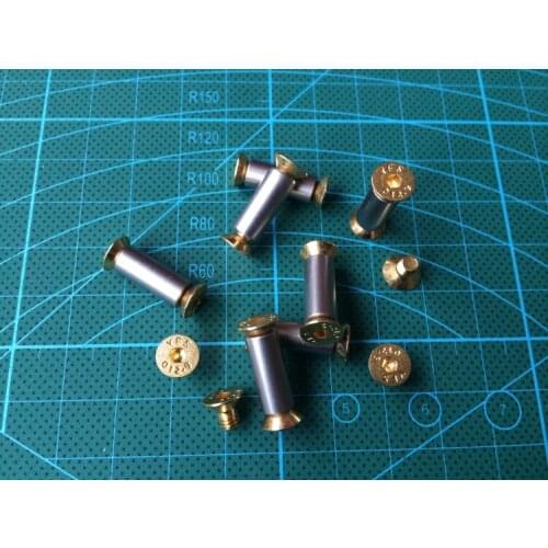 5MM/6MM Tactics Lock DIY Tools Material Knife Handle Plate Fastening Plum Style M4 ESEEKnives Screw Rivet Furniture Processing