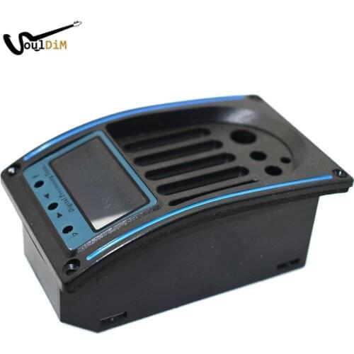 5pcs LC-5 Acoustic Guitar Equalizer Piezo Pickup Cover Preamp Boxs/Holder/Case/Compartment Cover with Glass Screen Dropship