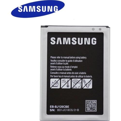 Original Samsung Battery for Samsung Galaxy J1 2016 J120 Galaxy Express 3 EB-BJ120CBU EB-BJ120CBE With Tracking 2050mAh