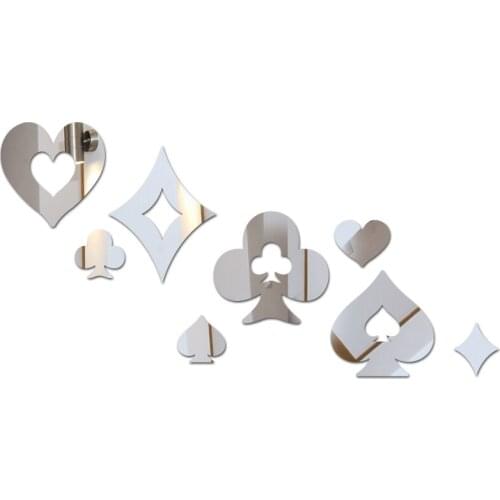 New promotion 3d real sticker portrait acrylic mirror wall stickers home decor modern design decoration