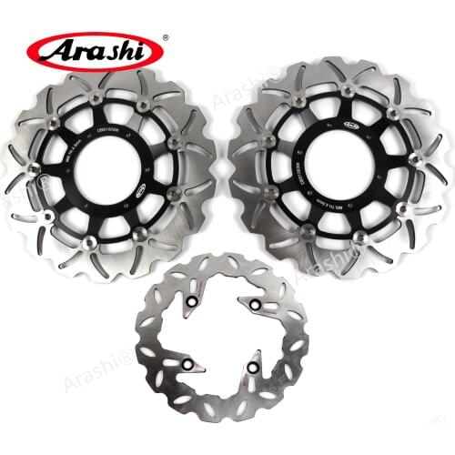 Arashi 1 Set For HONDA CB F HORNET 900 2002-2006 Front Rear Brake Disc Rotor CB F CBF900 CB900F Hornet 2002 2003 2004 2005 2006