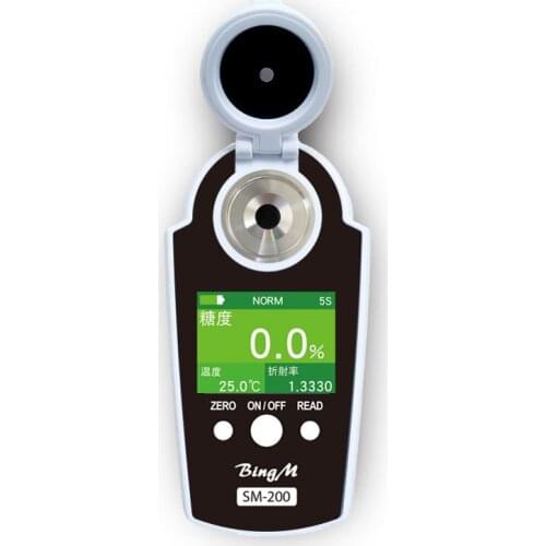 Digital Brix Meter High-precision Fruit Sugar Tester Flat Sugar Detector Sweetness Refractometer