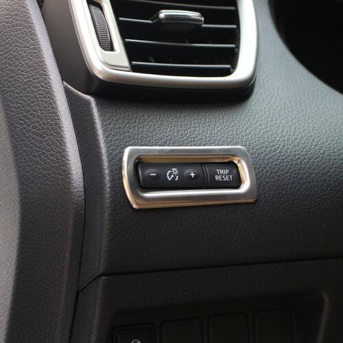Color My Life Car Interior Trip Reset Odograph Frame Button Cover Trim Sticker for Nissan X-trail Xtrail Rogue T32 2014 - 2020