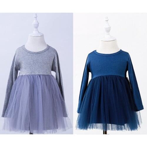 Autumn Children Tutu Dress Baby Girl Ball Gown Lace Ball Gown Long Sleeve Girls Pettiskirts 1-4Year Toddler One-Piece Clothes