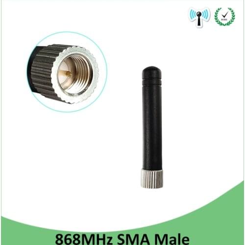 868MHz Antenna lora pbx 3dbi SMA Male Connector Plug 868 MHz Directional Antena Small 868 MHz Antenne for Lorawan watermeter