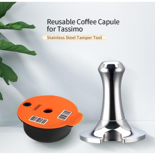 ICafilas Refillable Coffee Capsules Compatible With BO-SCH Machine Tassim o Reusable Coffee Pod Crema Maker Eco-Friendly