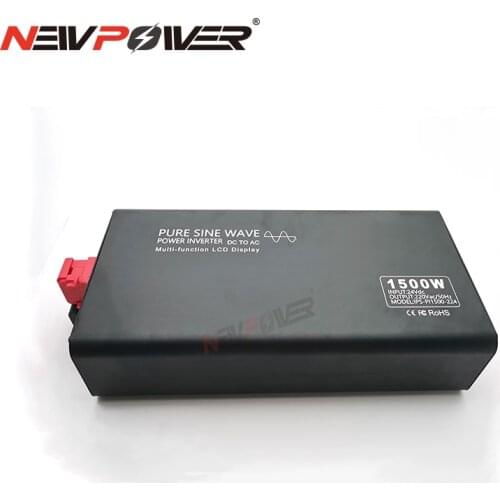 Inverter 12V/24V/36V/48V/60V/72V DC TO AC 100V 110V 120V 220V 230V 240V Converter 1500W Pure Sine Wave Voltage Transformer