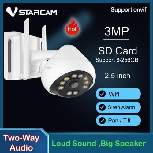 Vstarcam C24S 3MP 1080P HD WIFI IP Camera Night Vision home Security Camera Wireless P2P Indoor IR cam PTZ IP Camara Audio ONVIF