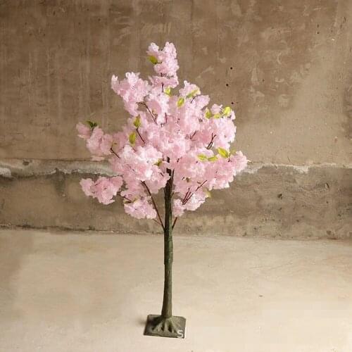 1.8 M 1.5M Height Artificial Cherry Blossoms Tree Simulation Peach Wishing Trees For Home Ornament Outdoor Garden Decorations