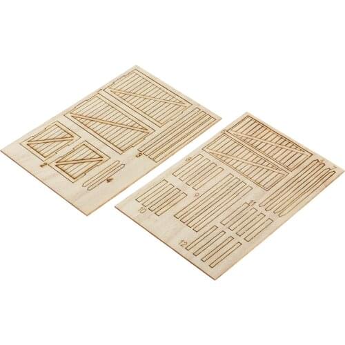 1/35 Scale Wooden Box Model Military Scene Building Model for Sand Table DIY Kits