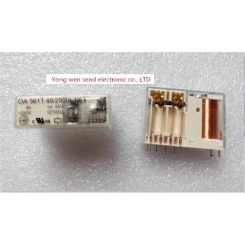 NEW relay OA 5611.48/2500L1/61 85VDC OA5611.48/2500L1/61 OA-5611.48/2500L1/61 OA5611482500L161 85VDC DC85V 85V DIP10 2pcs/lot