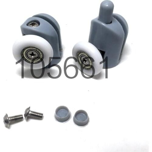 New Set of 8 Single Shower Door Rollers / Runners / Wheels / Pulleys wheel 25mm Diameter Replacement Parts (20/22/23/25/27mm)